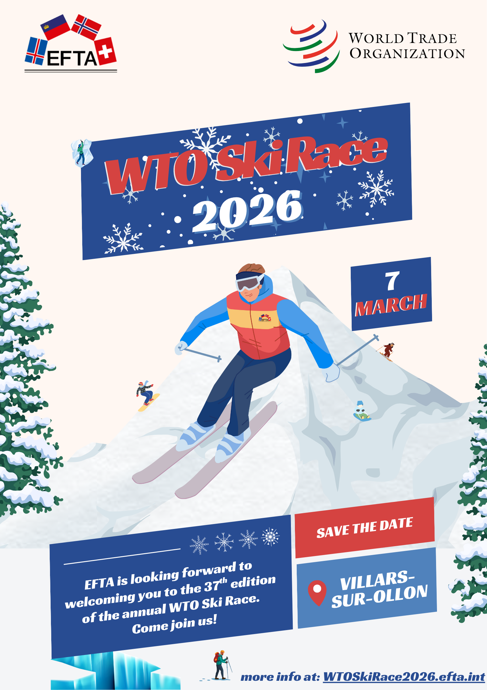 WTO SkiRace 2026 - Save the date